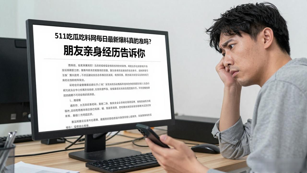 511吃瓜吃料网每日最新爆料真的准吗？朋友亲身经历告诉你