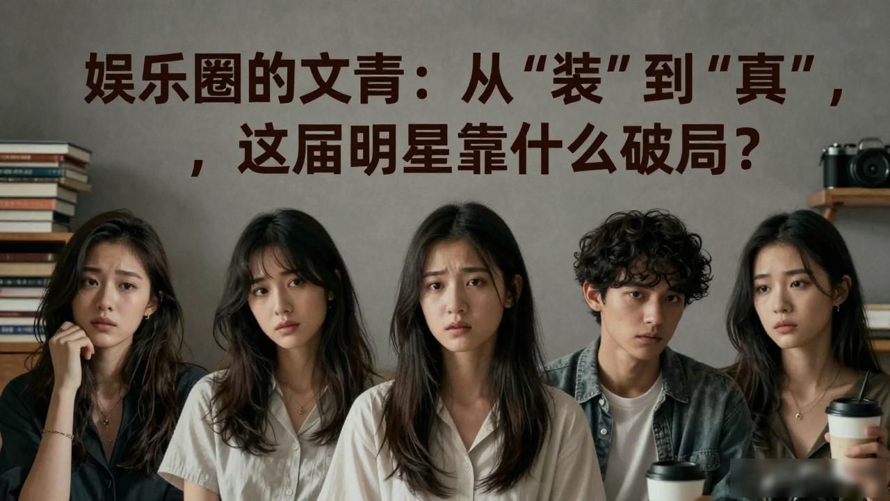 娱乐圈的文青：从“装”到“真”，这届明星靠什么破局？